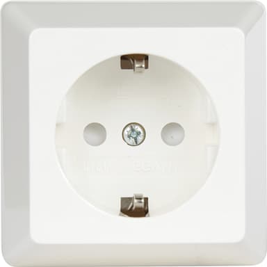 Nordic Quality påvegg enkel stikkontakt (5-pakning)