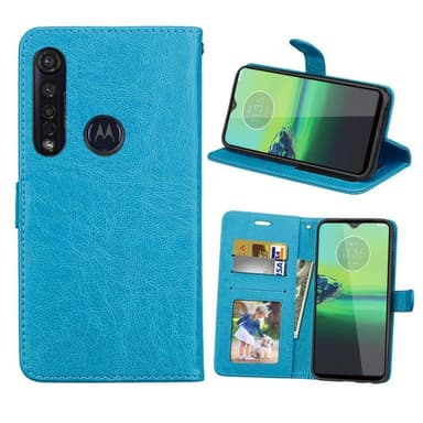 Lommebokdeksel 3-kort Motorola Moto G8 Plus (XT2019-2)  - Lyse blå