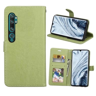 Lommebokdeksel 3-kort Xiaomi Mi Note 10  - Grønn