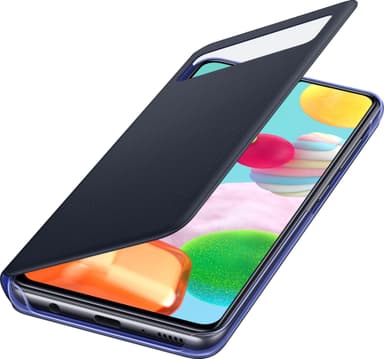 Samsung S View lommebokdeksel til Galaxy A41 (sort)