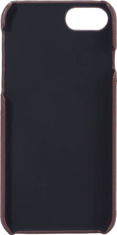 Onsala iPhone 6/7/8/SE Gen. 2/Gen.3 skinndeksel med kortlomme (brun)