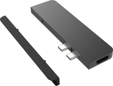 Hyperdrive 7-i-2 Duo dokk til MacBook (space gray)