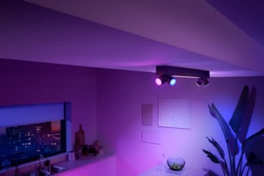 Philips Hue Centris spotlys 4x5,7W (sort)