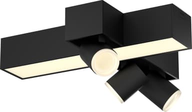 Philips Hue Centris Cross spotlys 3x5,7W (sort)