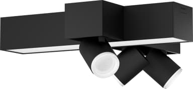 Philips Hue Centris Cross spotlys 3x5,7W (sort)