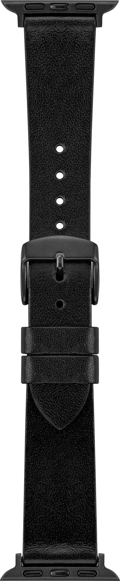 Sandstrøm Apple Watch lærrem 38/40/41 mm (sort)