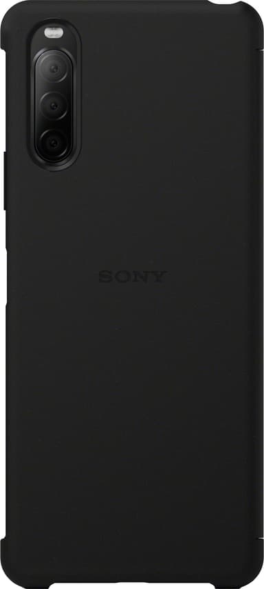 Sony Xperia 10 II Style Cover View deksel (sort)