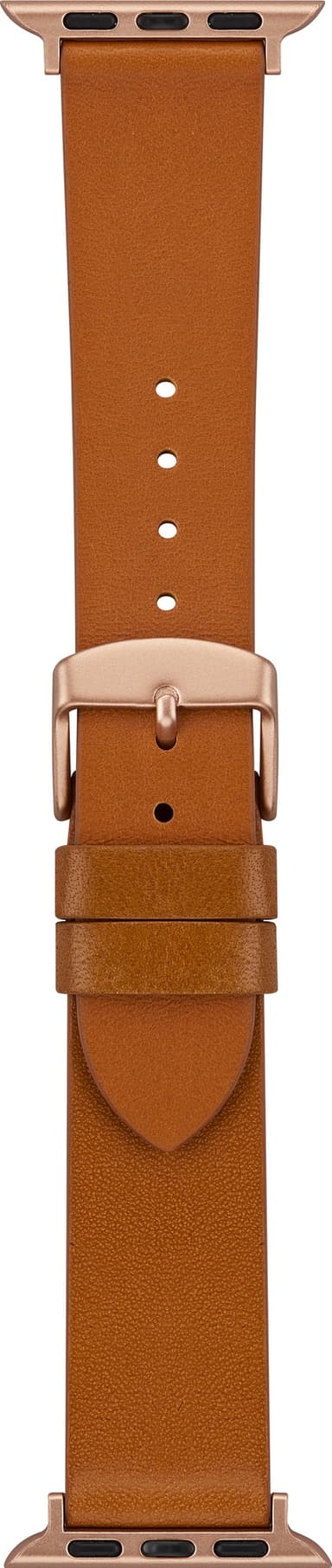 Sandstrøm Apple Watch lærrem 38/40/41 mm (lys brun)
