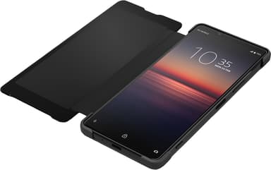 Sony Xperia 1 II Style Cover View deksel (sort)