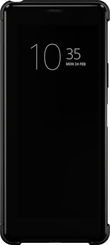 Sony Xperia 10 II Style Cover View deksel (sort)