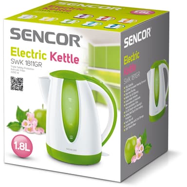 SENCOR Vannkoker 1,8 L Grønn
