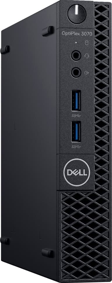 Dell OptiPlex 3070 MFF stasjonær mini-PC (sort)
