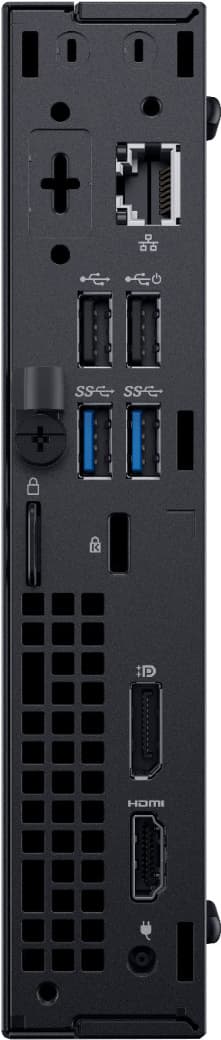 Dell OptiPlex 3070 MFF stasjonær mini-PC (sort)