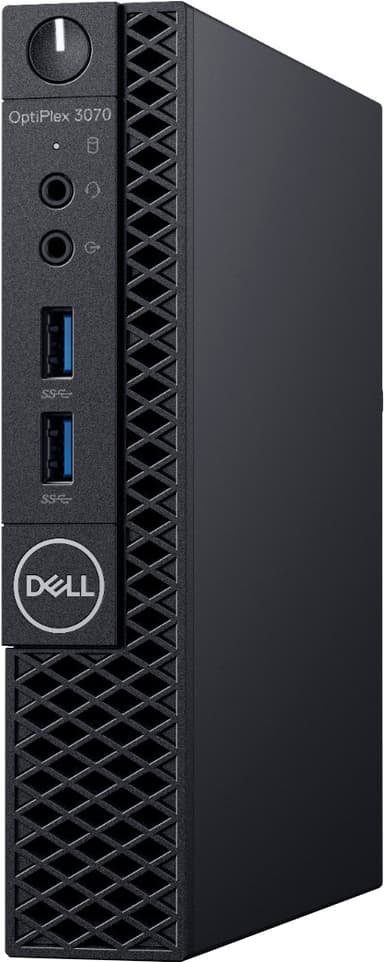 Dell OptiPlex 3070 MFF stasjonær mini-PC (sort)
