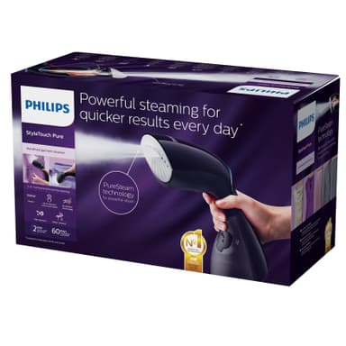 Philips StyleTouch Pure tøydamper GC440 (sort)