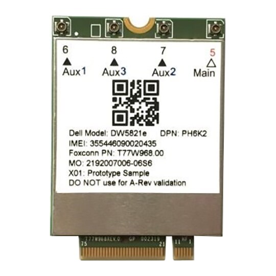 Dell Kit Qualcomm Snapdragon X20 4G LTE-kort (M.2 PCIe) - Elkjøp