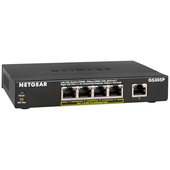 Netgear GS305P PoE-switch
