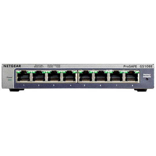 Netgear ProSafe Plus GS108E 8-ports switch