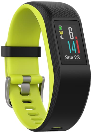 Garmin Vivosprt aktivitetsarmbånd Large (lime/sort)