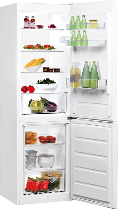 Indesit kombiskap LR8S1W (hvit)