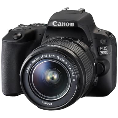 Canon EOS 200D digitalt speilref. + 18-55 mm IS STM obj