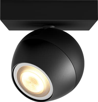 Philips Hue White Ambiance Buckram spotlys (sort/5,5 W GU10)