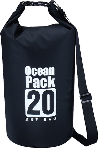 Hello Dry Bag 20L vanntett pakkpose (sort)