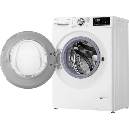 LG liten vaskemaskin/tørketrommel CV92T5S2SQE