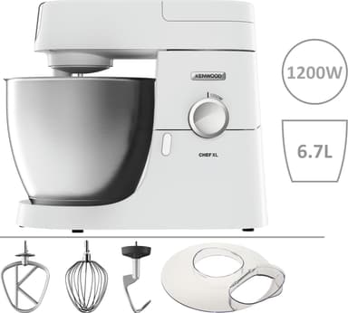 Kenwood Chef XL kjøkkenmaskin KVL4100W (hvit)