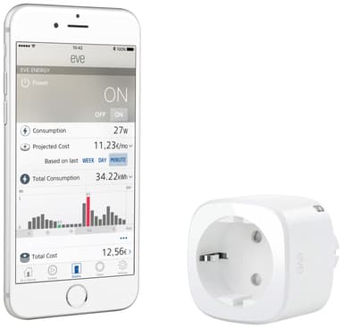 Eve Energy trådløs sensor og strømmåler