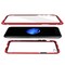 Magnetisk skall med dobbeltsidig herdet glass - iPhone 7 og 8 - Rød