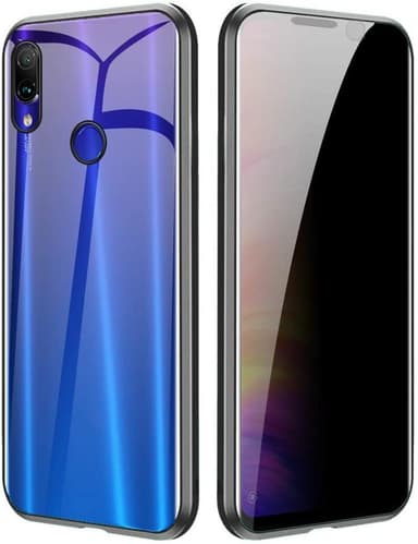 Mobildeksel med dobbeltsidig herdet glass - XiaoMi 8 - Svart