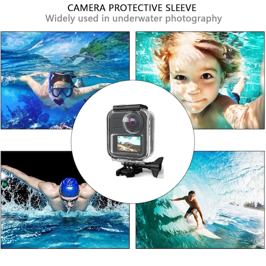 GoPro Max Action Camera Vanntett deksel svart / gjennomsiktig