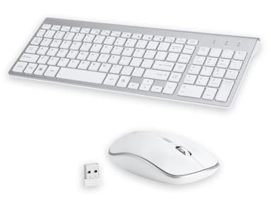 Trådløst tastatur og datamus Wifi 2,4 GHz