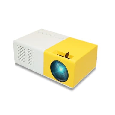 INF Bærbar projektor i lommeformat - Hvit / Gul