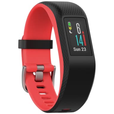 Garmin Vivosport aktivitetsarmbånd S/M (sort/fuksia)