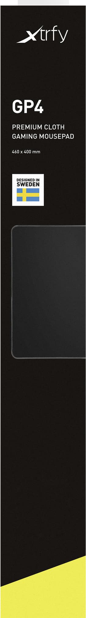 Xtrfy GP4 musematte gaming (L) (sort)