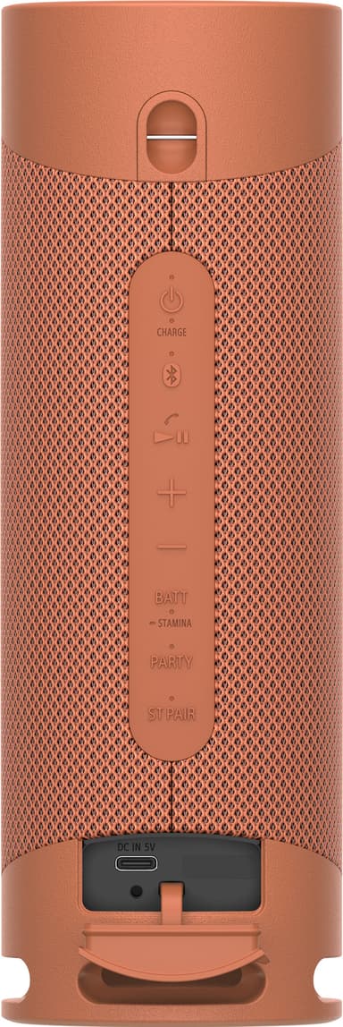 Sony bærbar trådløs høyttaler SRS-XB23 (rød)