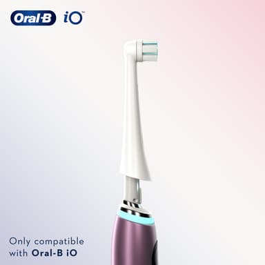 Oral-B iO Gentle Care tannbørste refill IOGENTLECARE2WH (hvit)