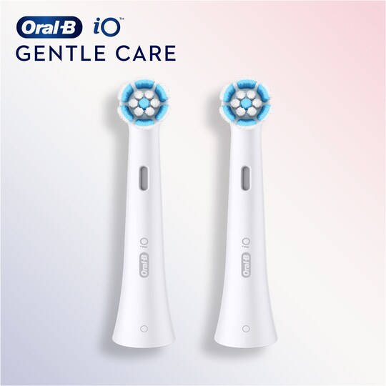 Oral-B iO Gentle Care tannbørste refill IOGENTLECARE2WH (hvit)