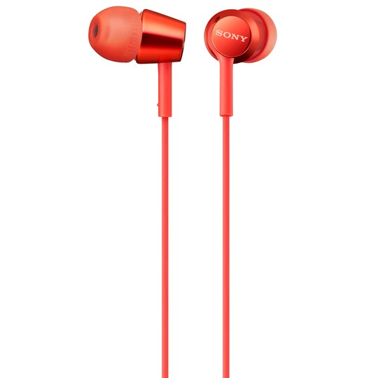 Sony in-ear hodetelefoner MDR-EX155 (rød)