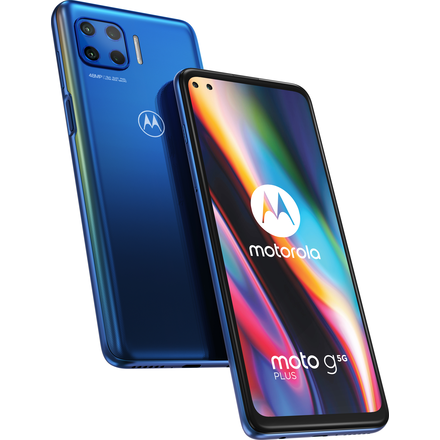 Motorola Moto G 5G Plus smarttelefon 4/64GB (surfing blue)