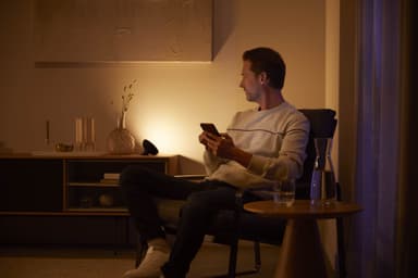 Philips Hue Bloom LED-lampe (sort)