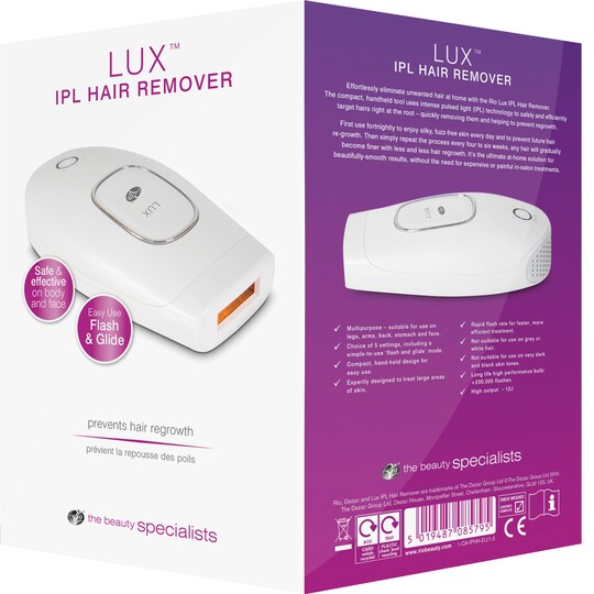 Rio Beauty Lux IPL lysbasert hårfjerning IPHH