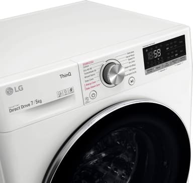 LG liten vaskemaskin/tørketrommel F2DV707S2WS