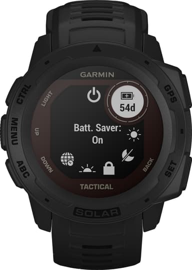Garmin Instinct Solar Tactical Edition Svart - Sportsklokke