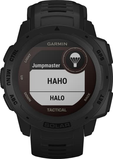 Garmin Instinct Solar Tactical Edition Svart - Sportsklokke