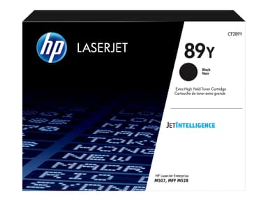 HP 89Y - høykapasitets - svart - original - LaserJet - tonerpatron (CF289Y)