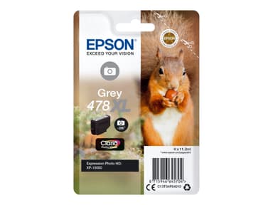 Epson 478XL - høykapasitets - grå - original - blekkpatron