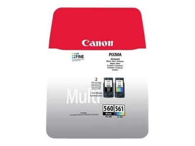 Canon PG-560 / CL-561 Multipack - 2-pack - black, colour (cyan, magenta, yellow) - original - ink cartridge